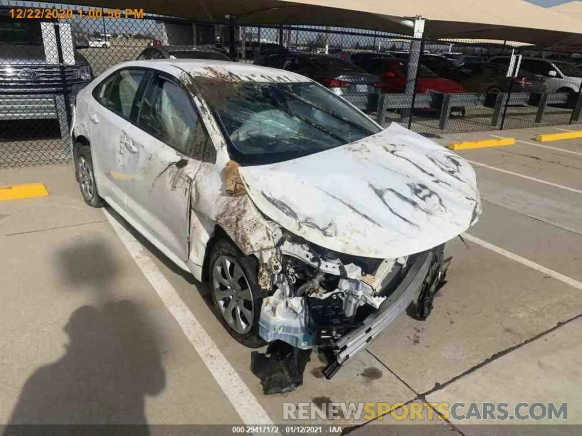 15 Photograph of a damaged car JTDEPRAE0LJ096226 TOYOTA COROLLA 2020