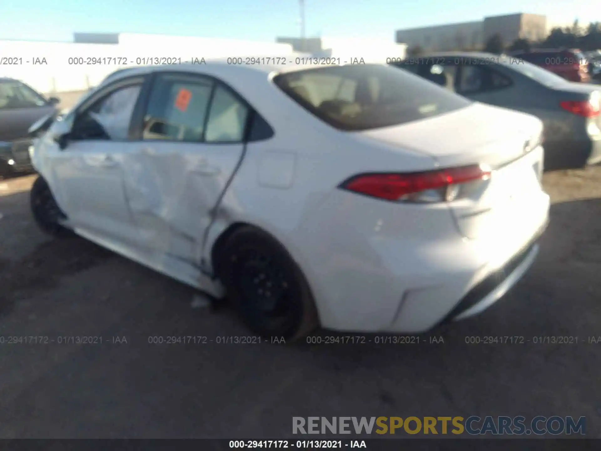 3 Photograph of a damaged car JTDEPRAE0LJ096226 TOYOTA COROLLA 2020