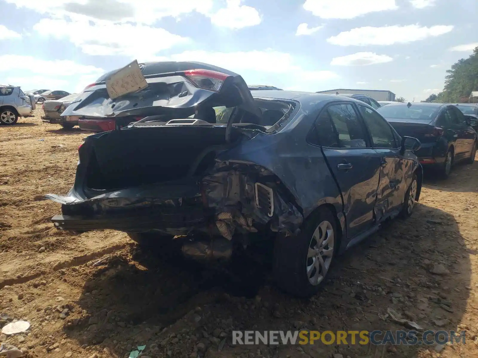 4 Photograph of a damaged car JTDEPRAE0LJ096601 TOYOTA COROLLA 2020