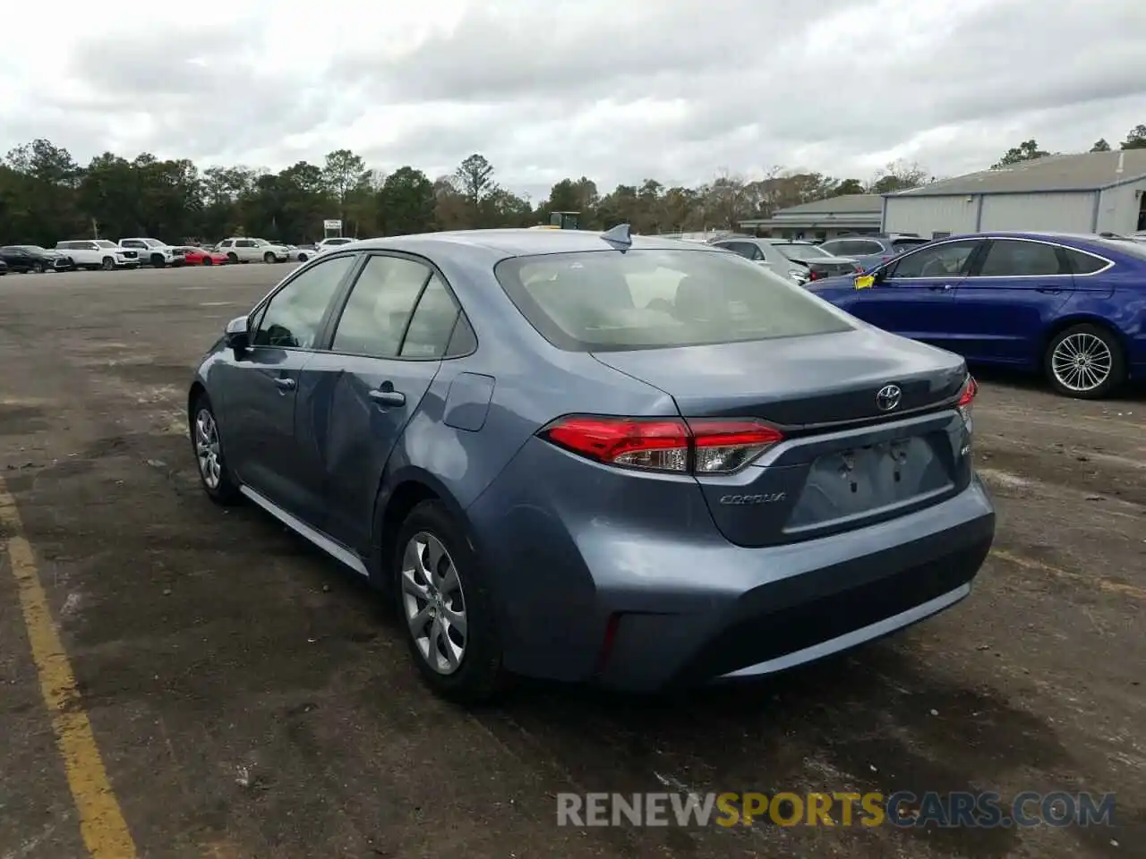 3 Photograph of a damaged car JTDEPRAE0LJ096940 TOYOTA COROLLA 2020