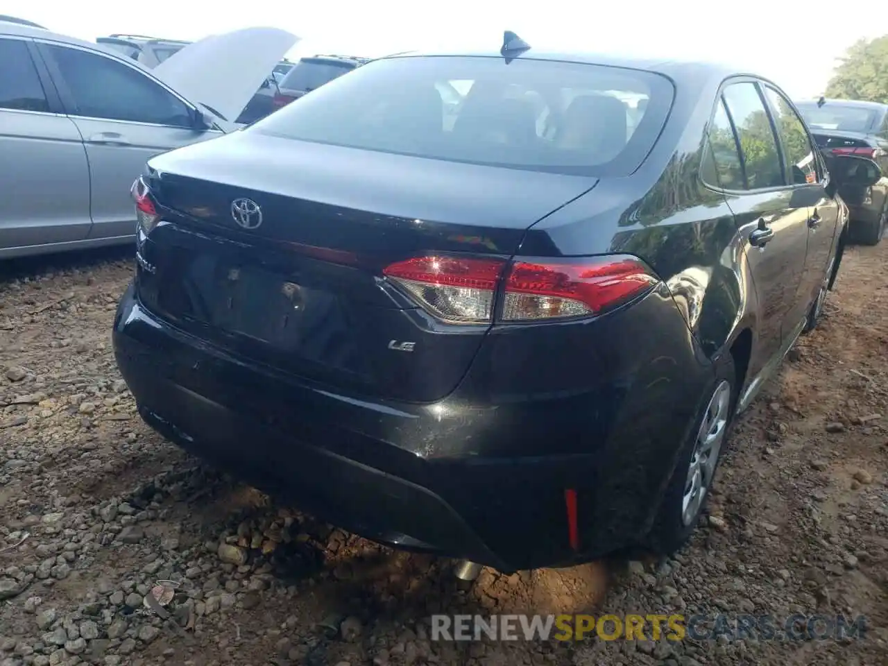 4 Photograph of a damaged car JTDEPRAE0LJ098333 TOYOTA COROLLA 2020