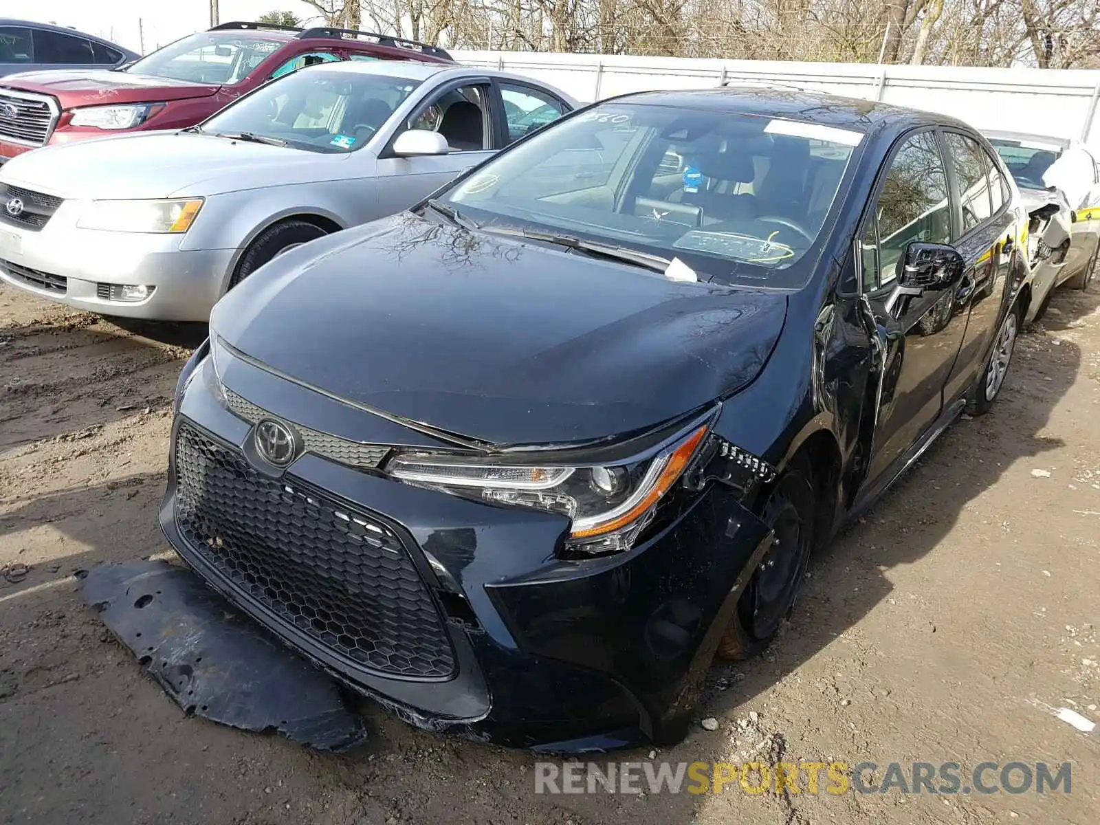 2 Photograph of a damaged car JTDEPRAE0LJ098381 TOYOTA COROLLA 2020