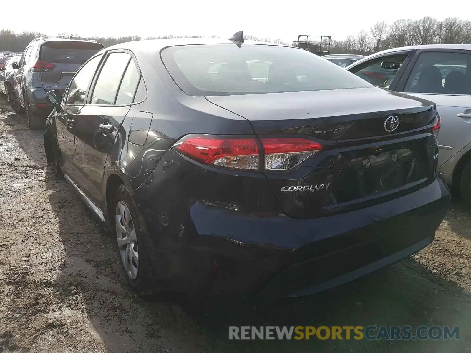 3 Photograph of a damaged car JTDEPRAE0LJ098381 TOYOTA COROLLA 2020