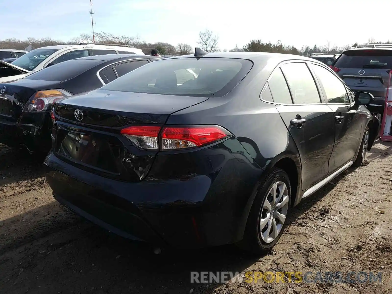 4 Photograph of a damaged car JTDEPRAE0LJ098381 TOYOTA COROLLA 2020