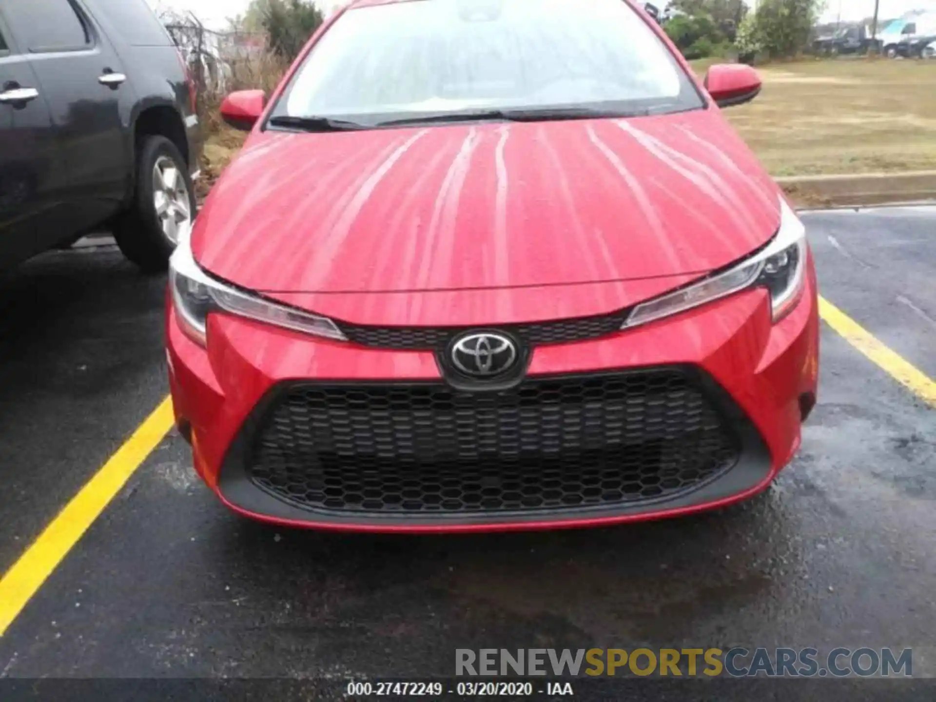 1 Photograph of a damaged car JTDEPRAE0LJ098736 TOYOTA COROLLA 2020