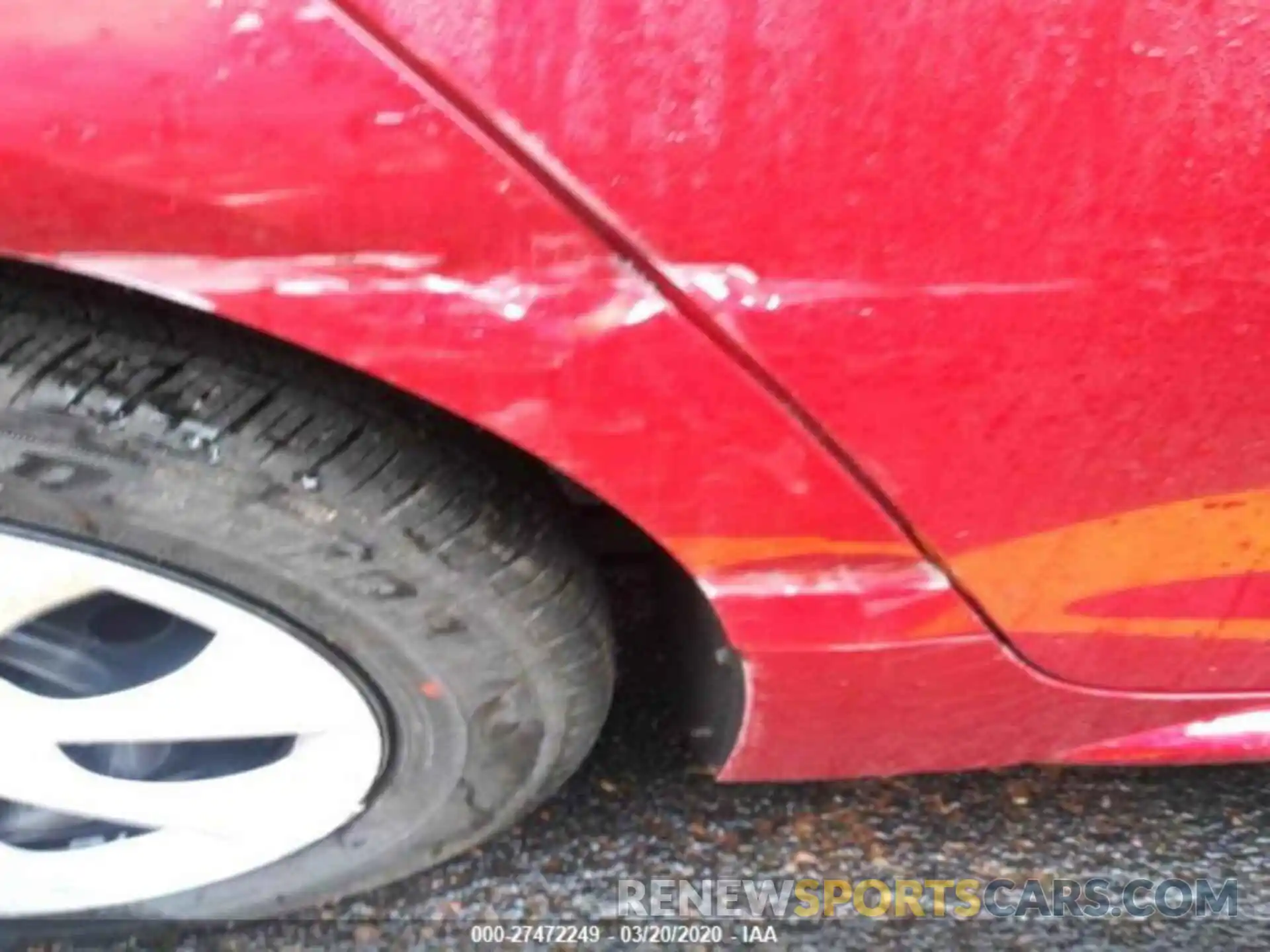 10 Photograph of a damaged car JTDEPRAE0LJ098736 TOYOTA COROLLA 2020