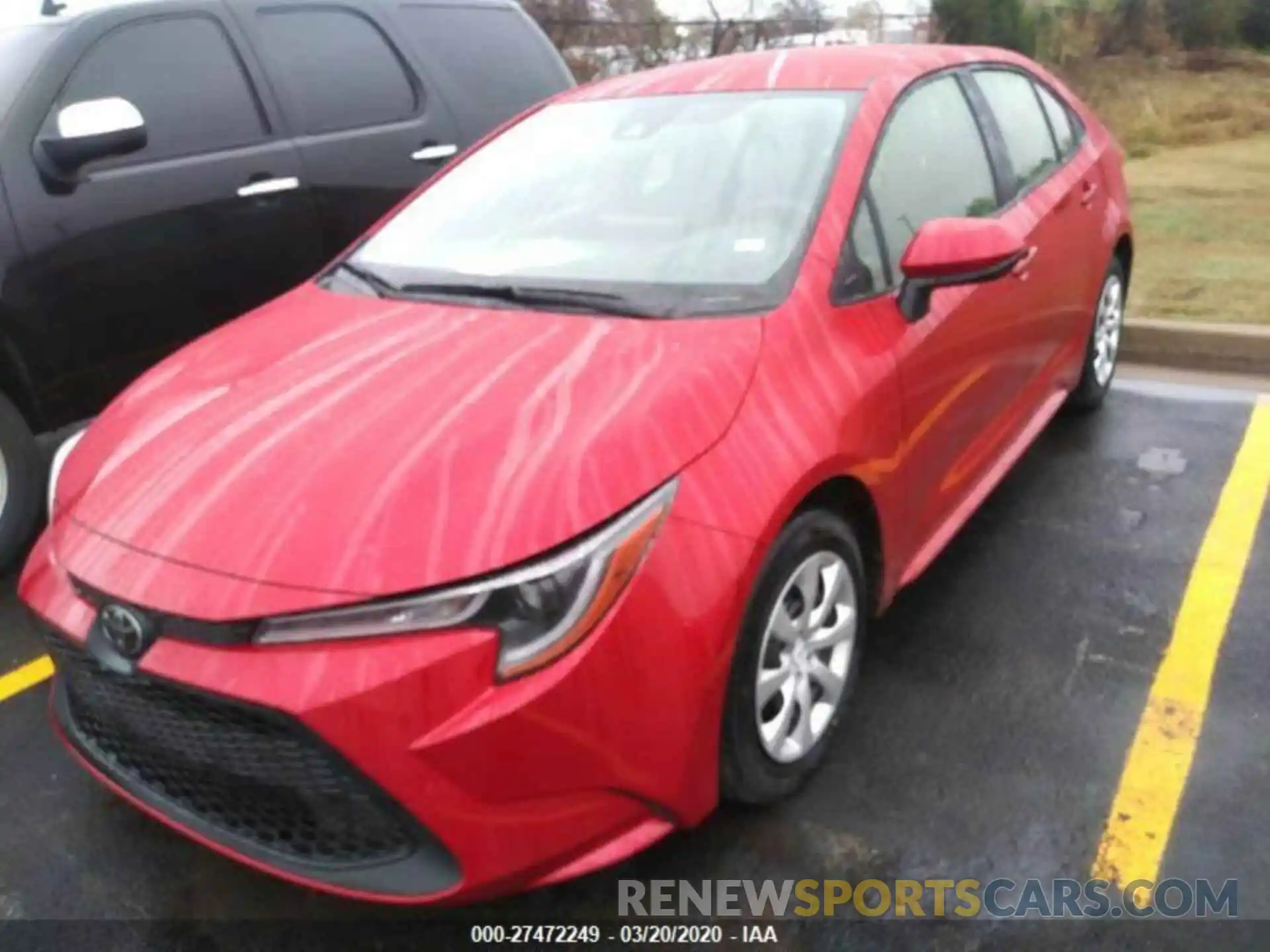 2 Photograph of a damaged car JTDEPRAE0LJ098736 TOYOTA COROLLA 2020