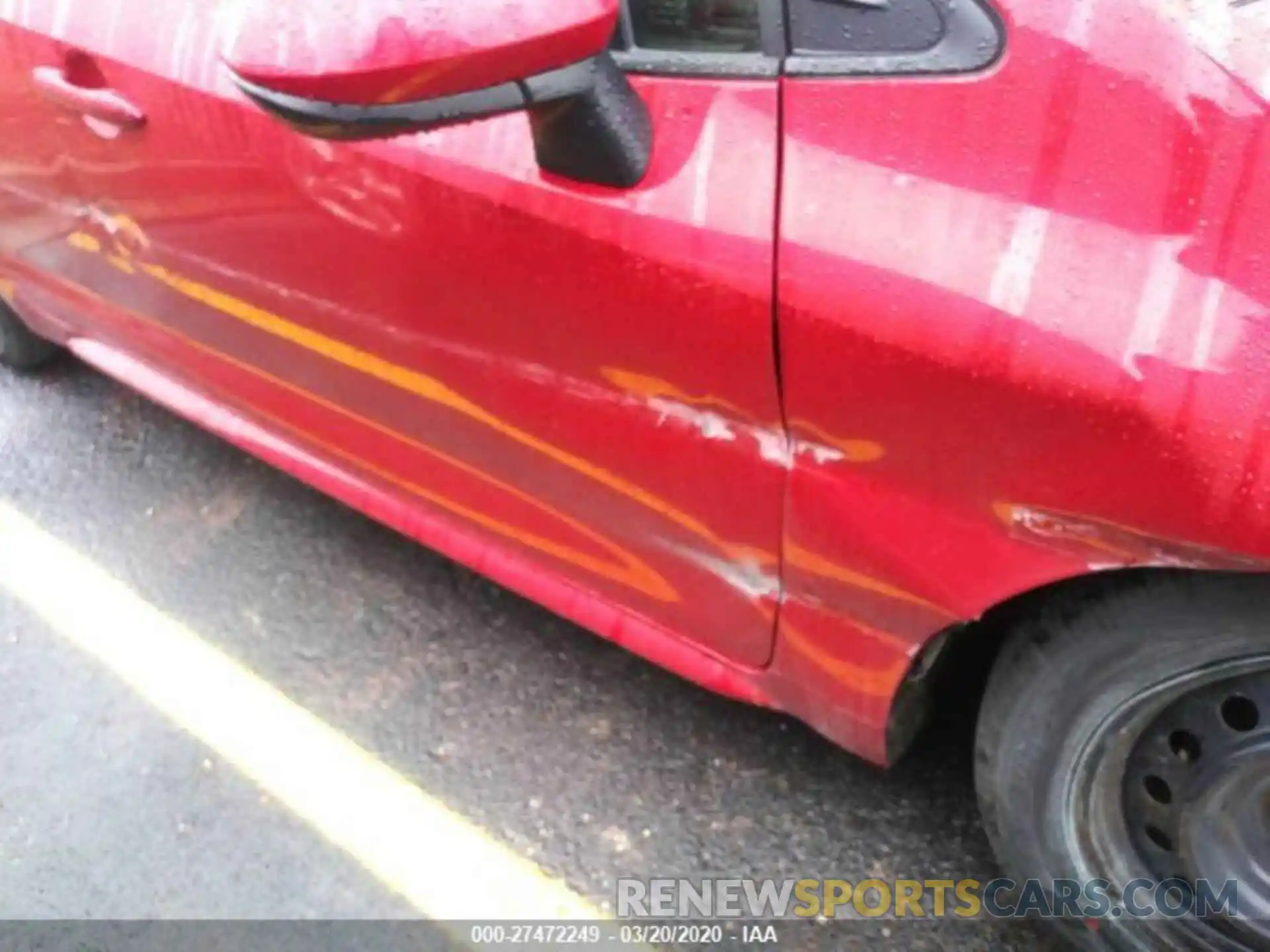 9 Photograph of a damaged car JTDEPRAE0LJ098736 TOYOTA COROLLA 2020