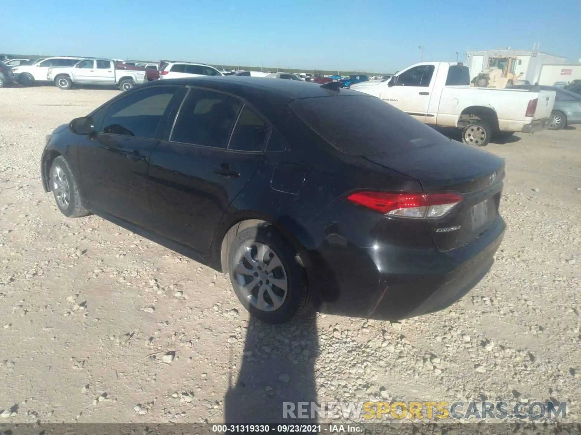 3 Photograph of a damaged car JTDEPRAE0LJ098932 TOYOTA COROLLA 2020