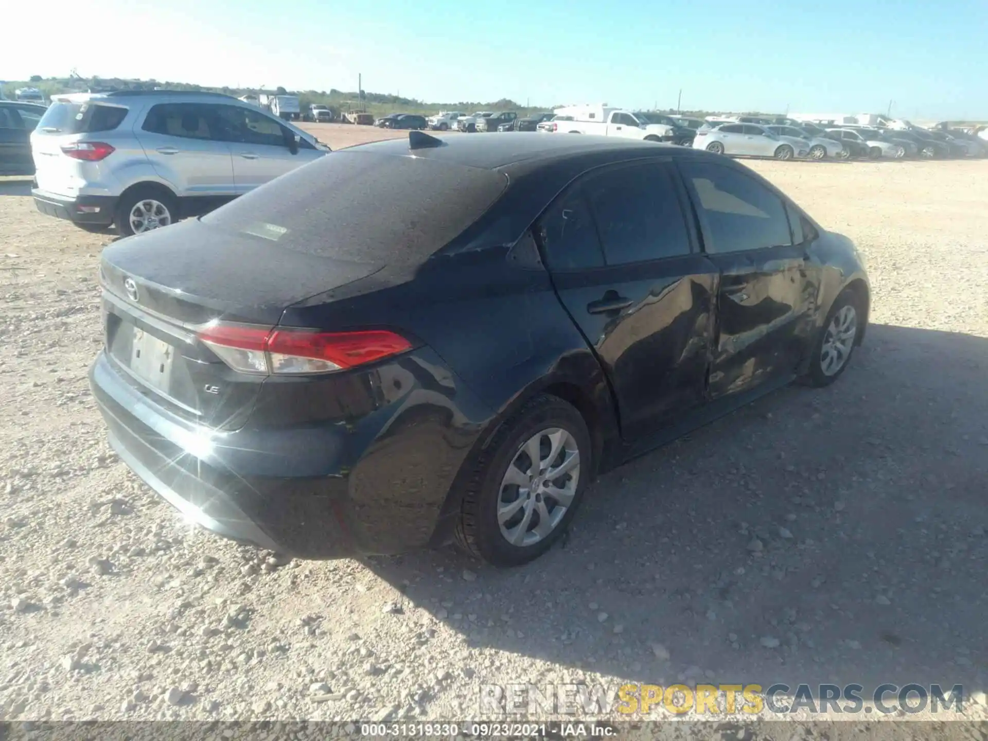 4 Photograph of a damaged car JTDEPRAE0LJ098932 TOYOTA COROLLA 2020