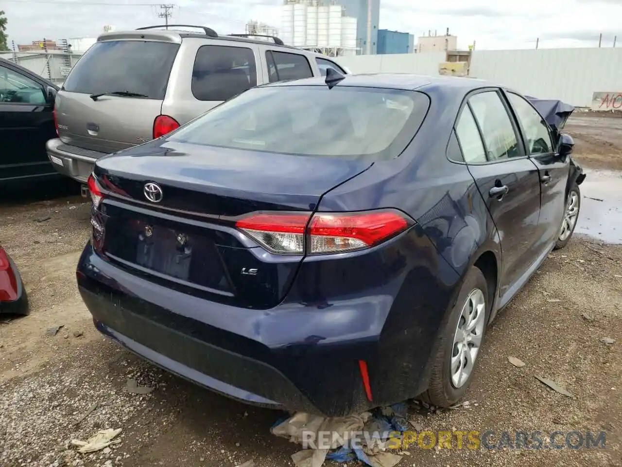 4 Photograph of a damaged car JTDEPRAE0LJ098977 TOYOTA COROLLA 2020