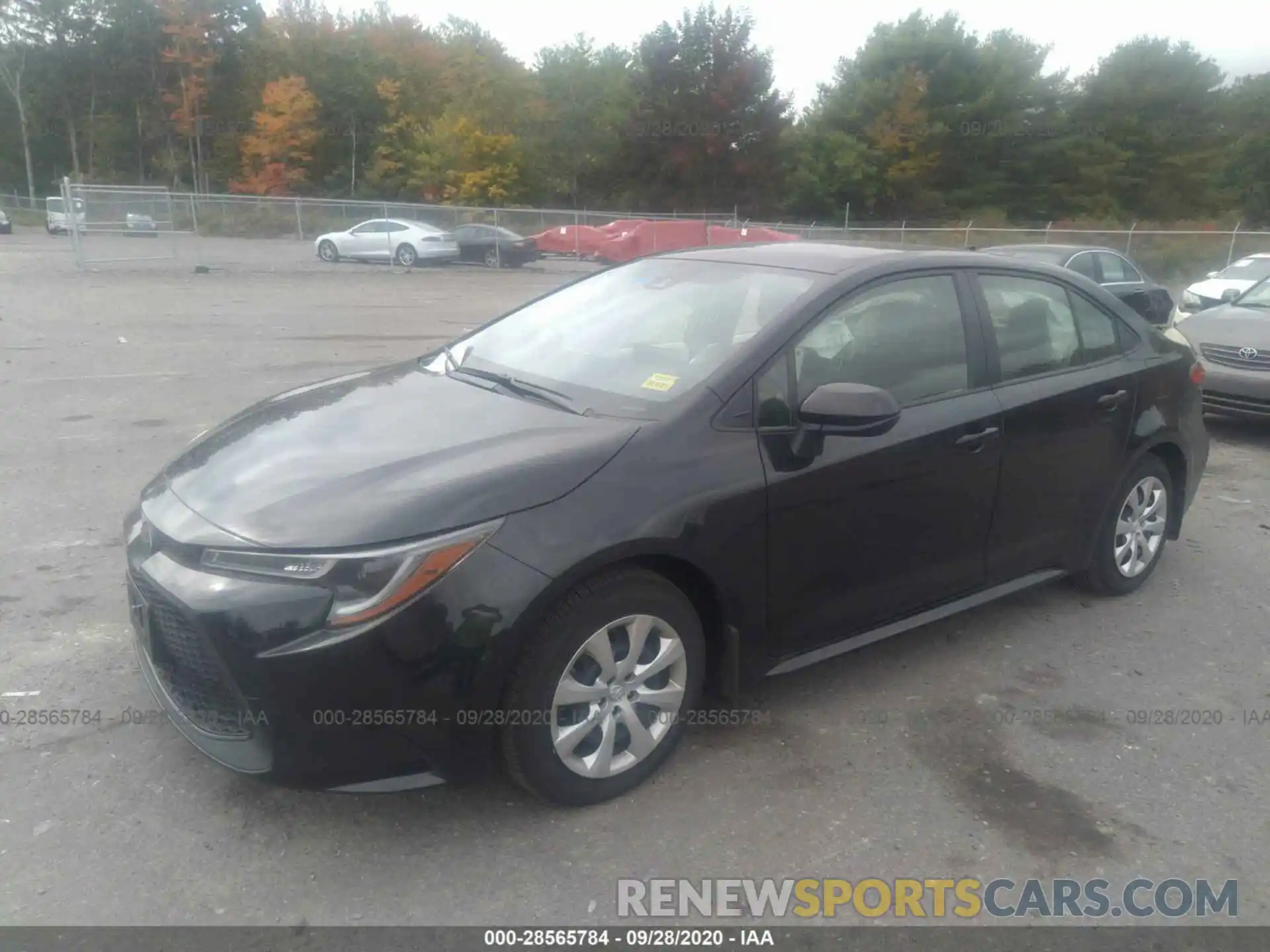 2 Photograph of a damaged car JTDEPRAE0LJ099997 TOYOTA COROLLA 2020