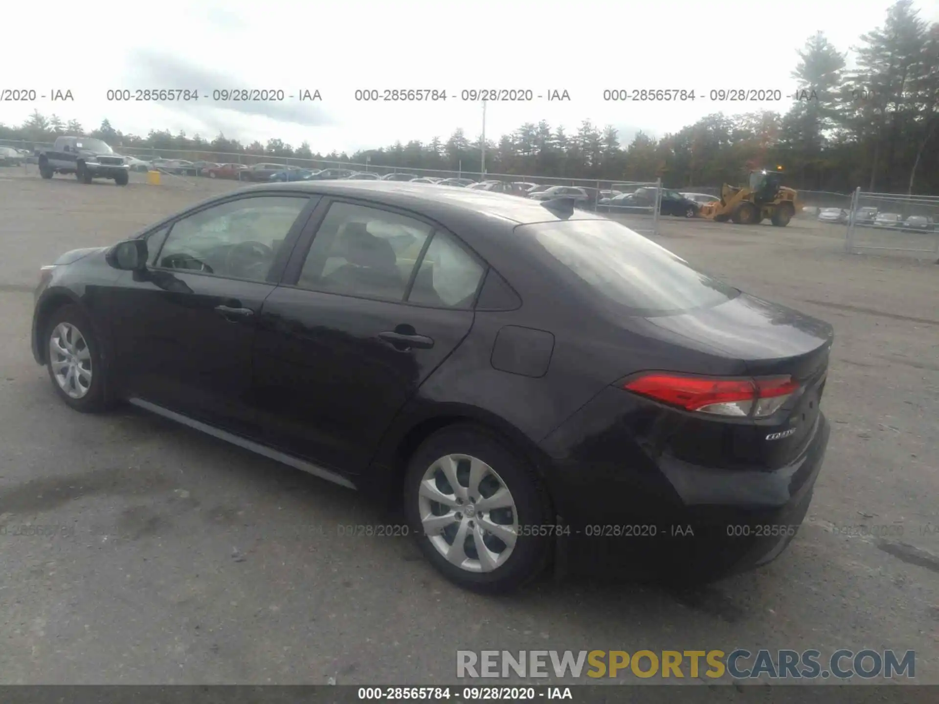 3 Photograph of a damaged car JTDEPRAE0LJ099997 TOYOTA COROLLA 2020