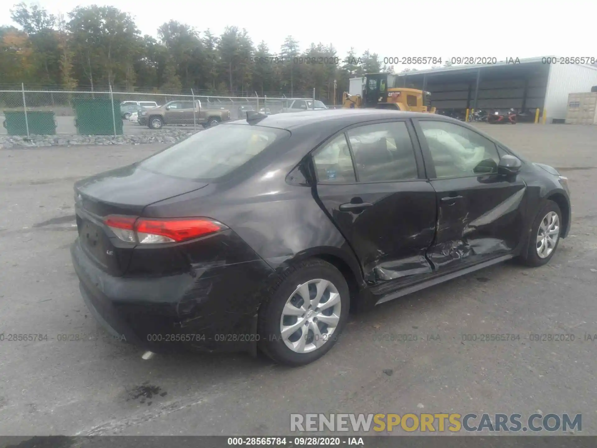 4 Photograph of a damaged car JTDEPRAE0LJ099997 TOYOTA COROLLA 2020