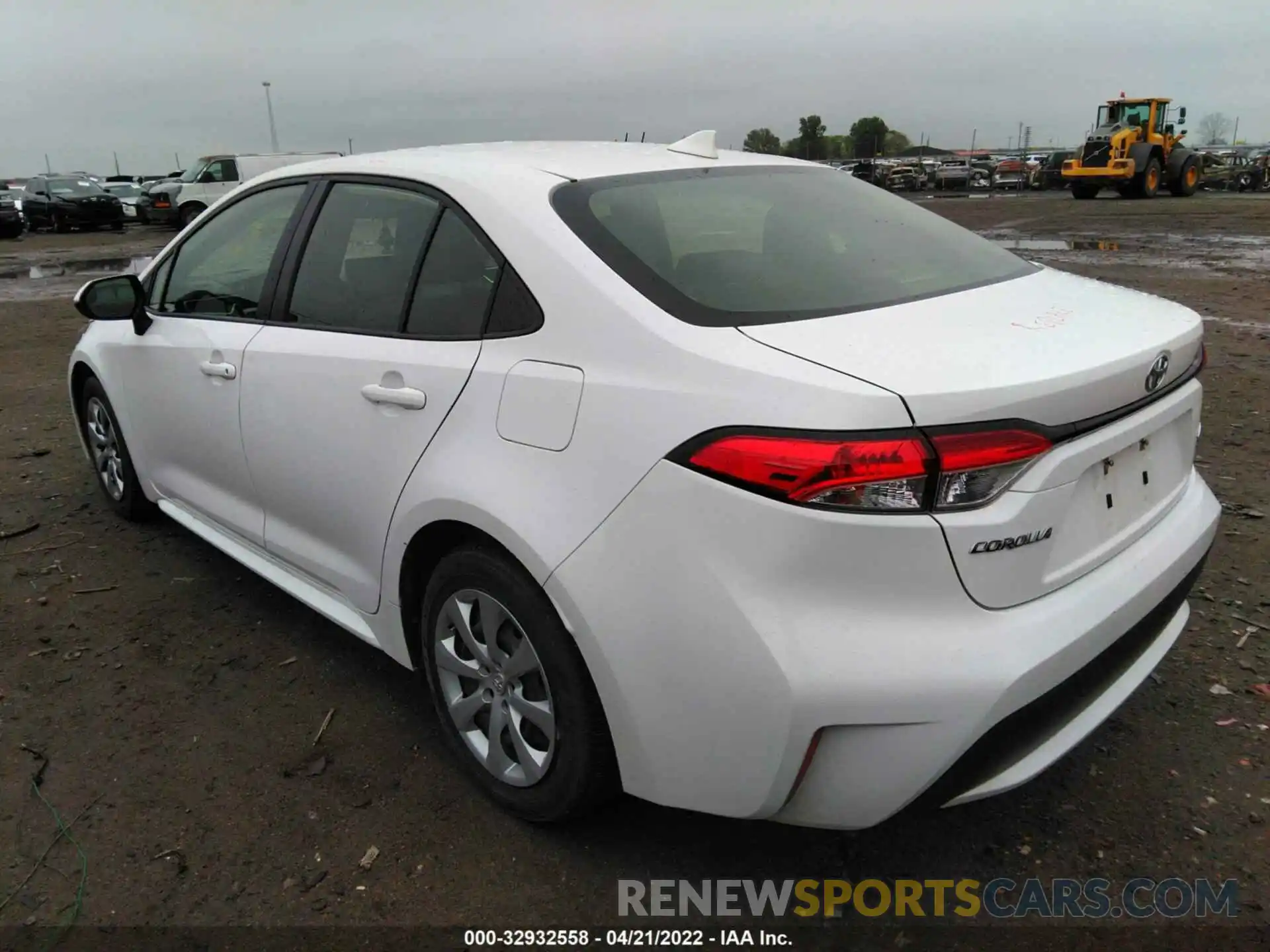 3 Photograph of a damaged car JTDEPRAE0LJ100369 TOYOTA COROLLA 2020