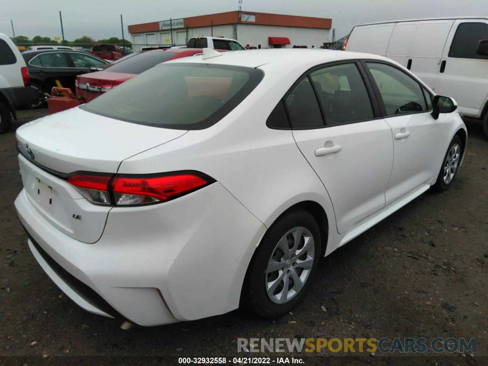 4 Photograph of a damaged car JTDEPRAE0LJ100369 TOYOTA COROLLA 2020