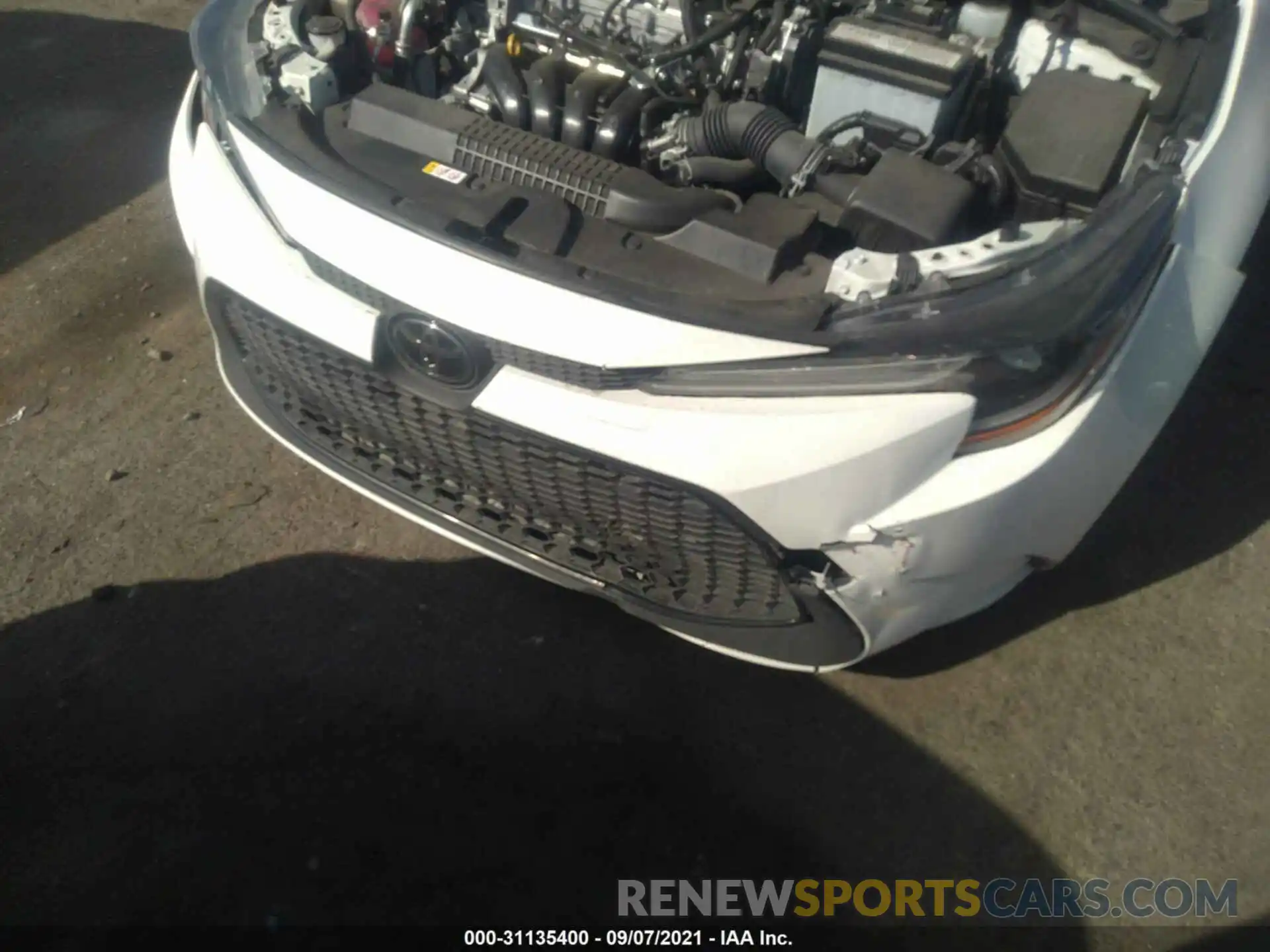 6 Photograph of a damaged car JTDEPRAE0LJ100811 TOYOTA COROLLA 2020