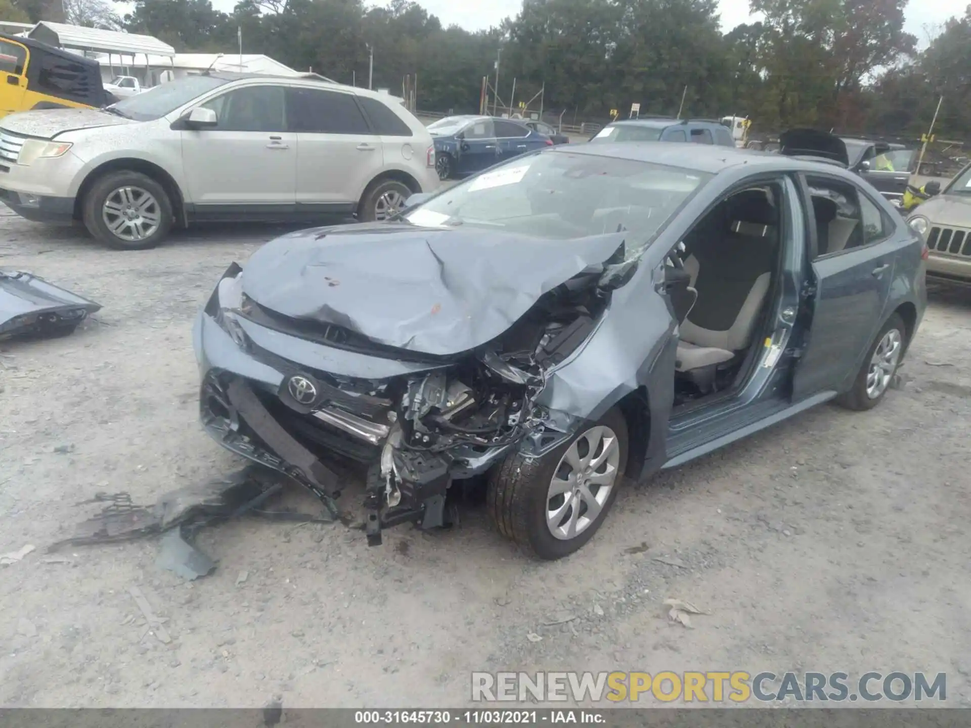 6 Photograph of a damaged car JTDEPRAE0LJ101814 TOYOTA COROLLA 2020