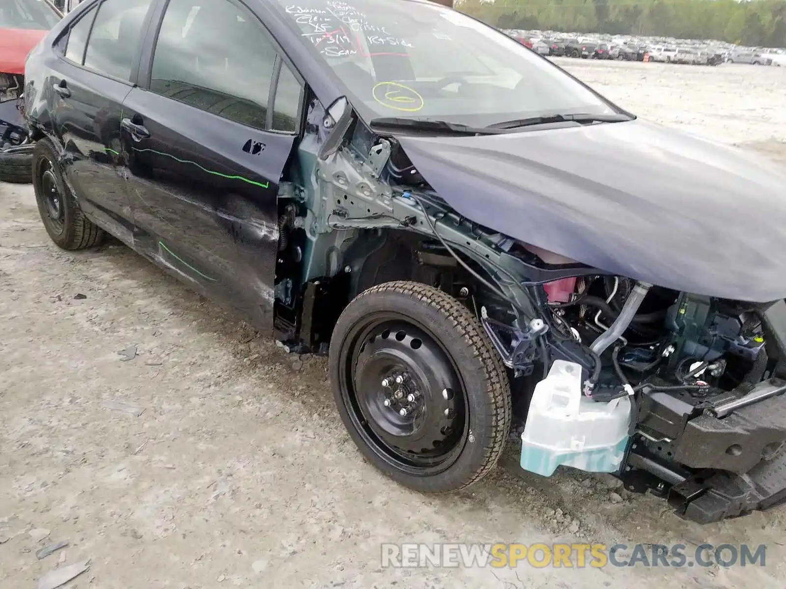 9 Photograph of a damaged car JTDEPRAE0LJ102168 TOYOTA COROLLA 2020