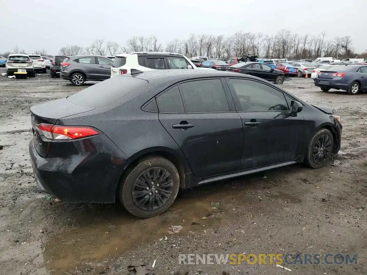 3 Photograph of a damaged car JTDEPRAE0LJ102736 TOYOTA COROLLA 2020