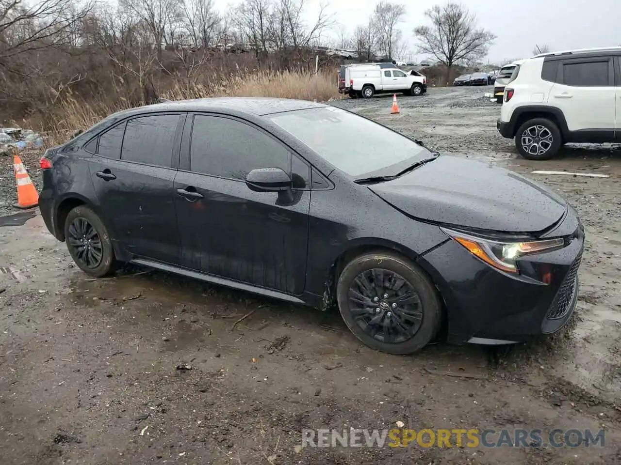 4 Photograph of a damaged car JTDEPRAE0LJ102736 TOYOTA COROLLA 2020