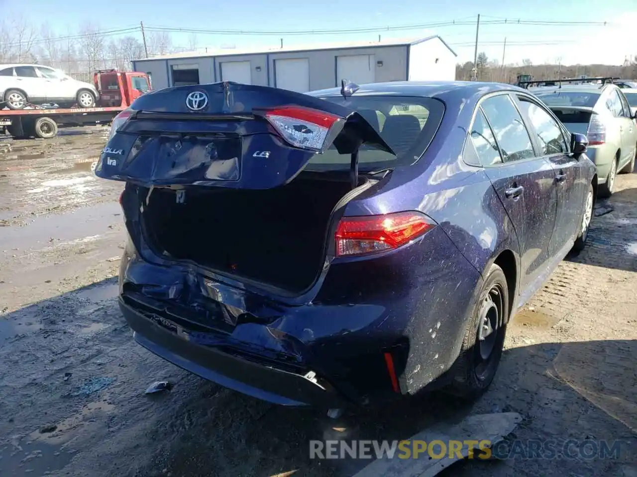 4 Photograph of a damaged car JTDEPRAE0LJ103109 TOYOTA COROLLA 2020