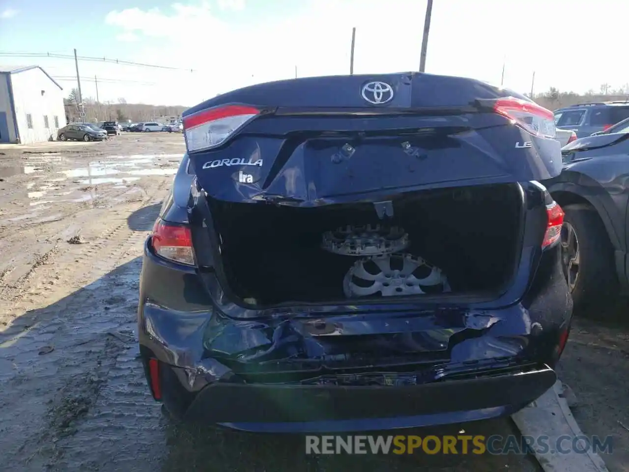 9 Photograph of a damaged car JTDEPRAE0LJ103109 TOYOTA COROLLA 2020