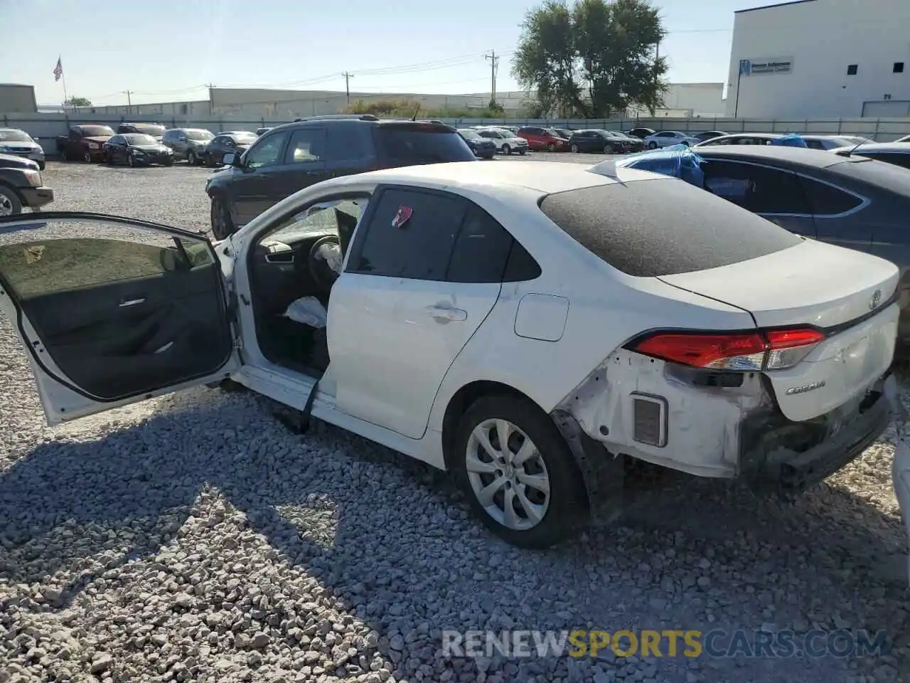 3 Photograph of a damaged car JTDEPRAE0LJ103398 TOYOTA COROLLA 2020