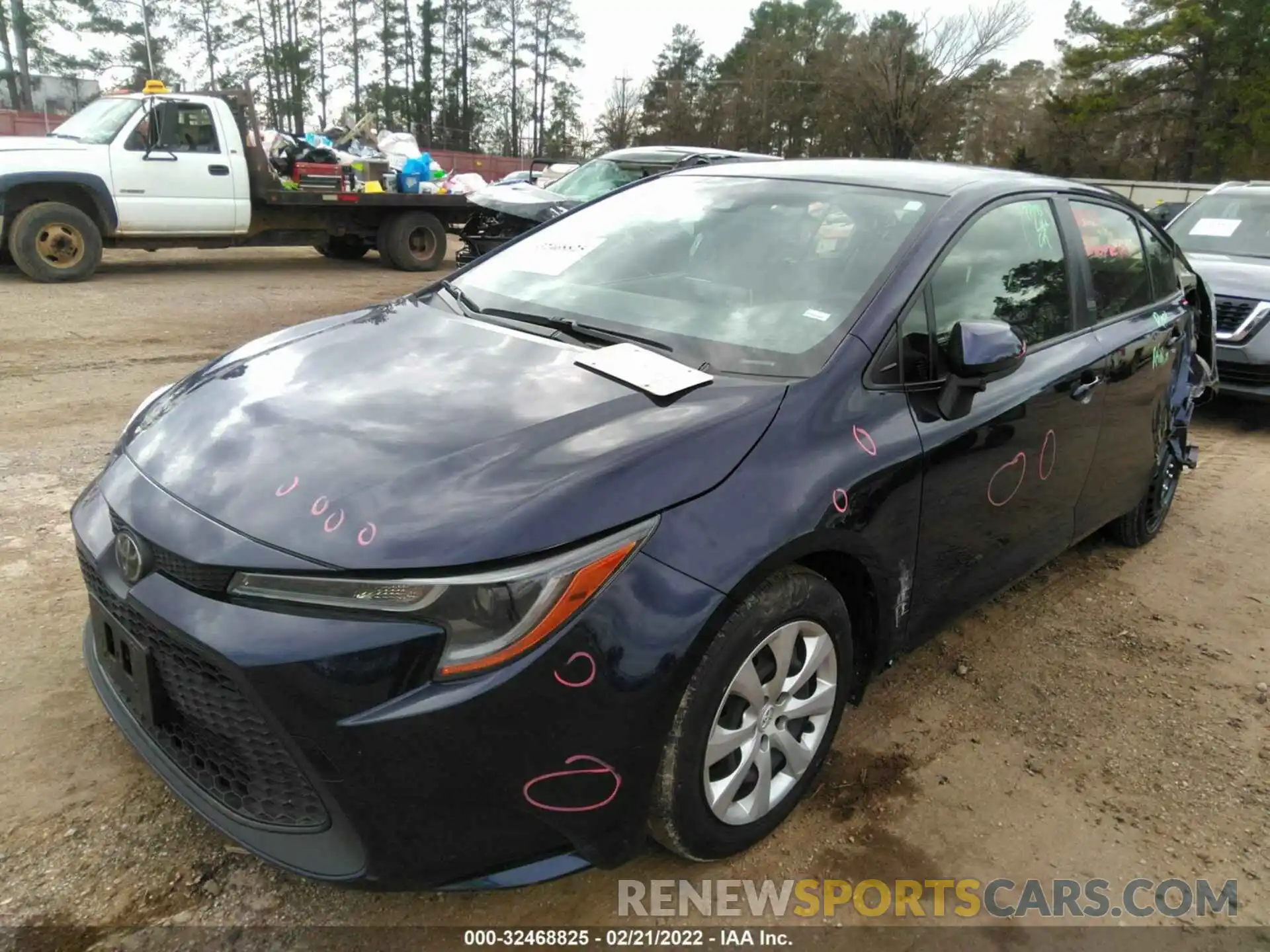 2 Photograph of a damaged car JTDEPRAE0LJ103496 TOYOTA COROLLA 2020