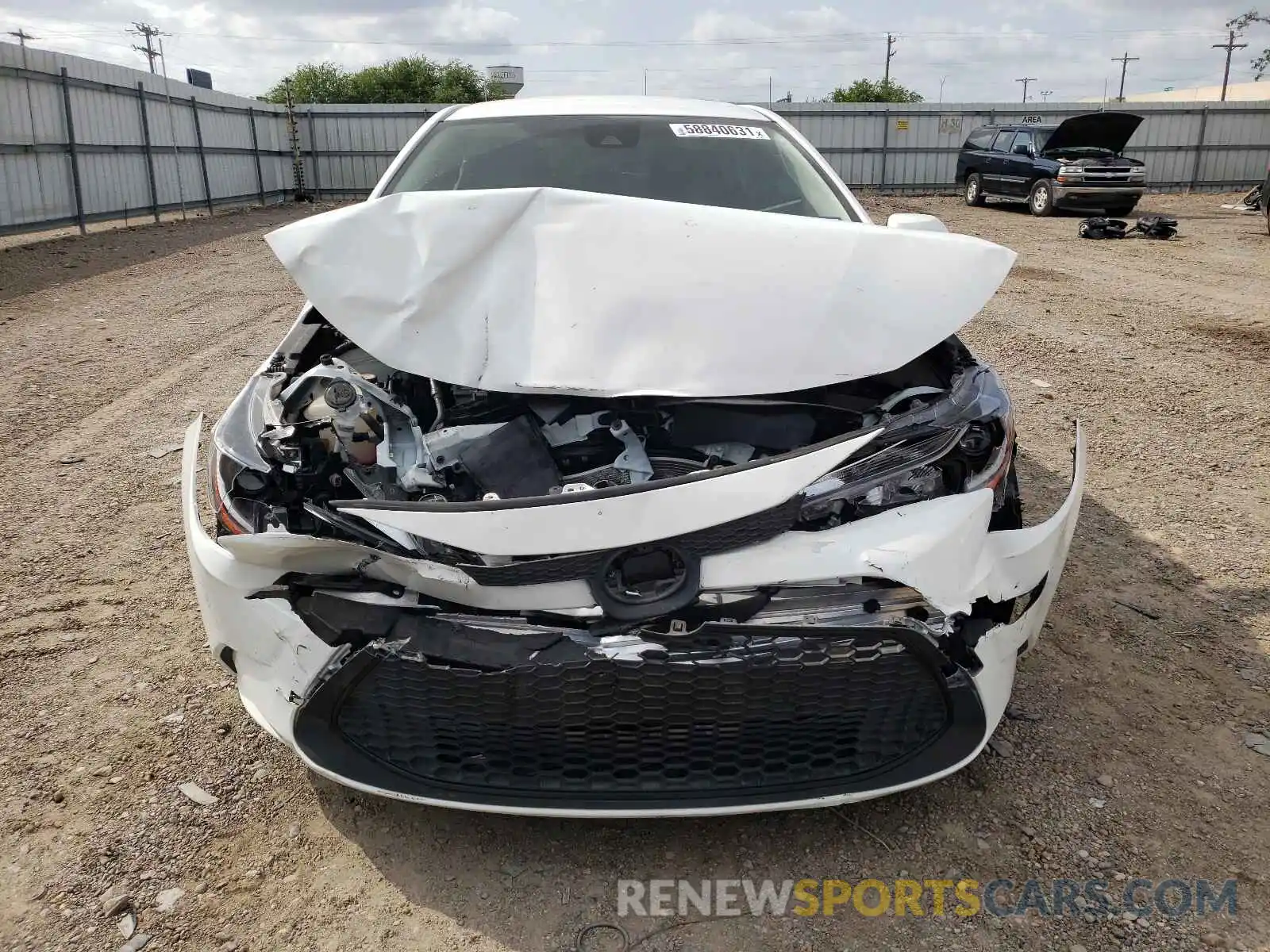 9 Photograph of a damaged car JTDEPRAE0LJ103501 TOYOTA COROLLA 2020