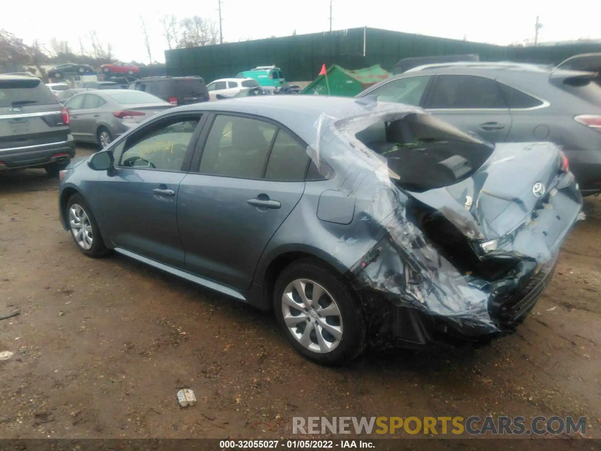 3 Photograph of a damaged car JTDEPRAE0LJ103918 TOYOTA COROLLA 2020