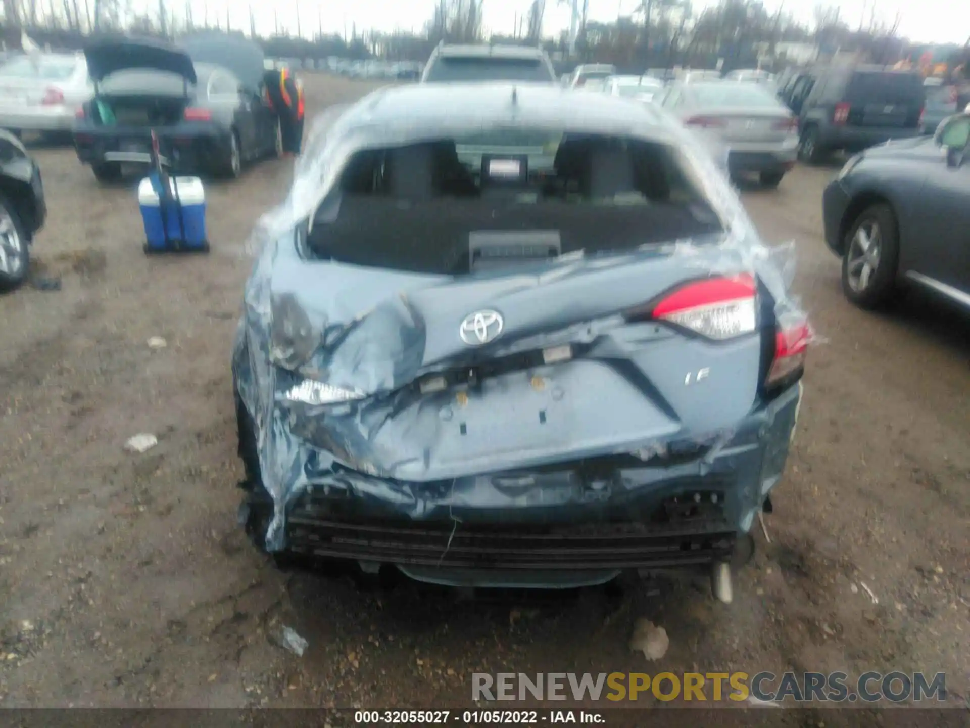 6 Photograph of a damaged car JTDEPRAE0LJ103918 TOYOTA COROLLA 2020