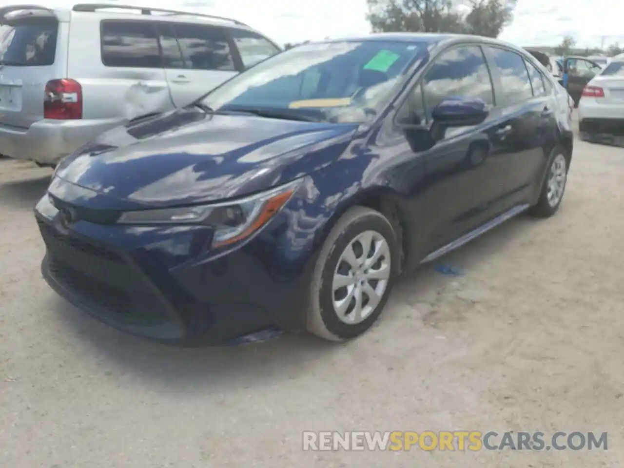 2 Photograph of a damaged car JTDEPRAE0LJ104387 TOYOTA COROLLA 2020