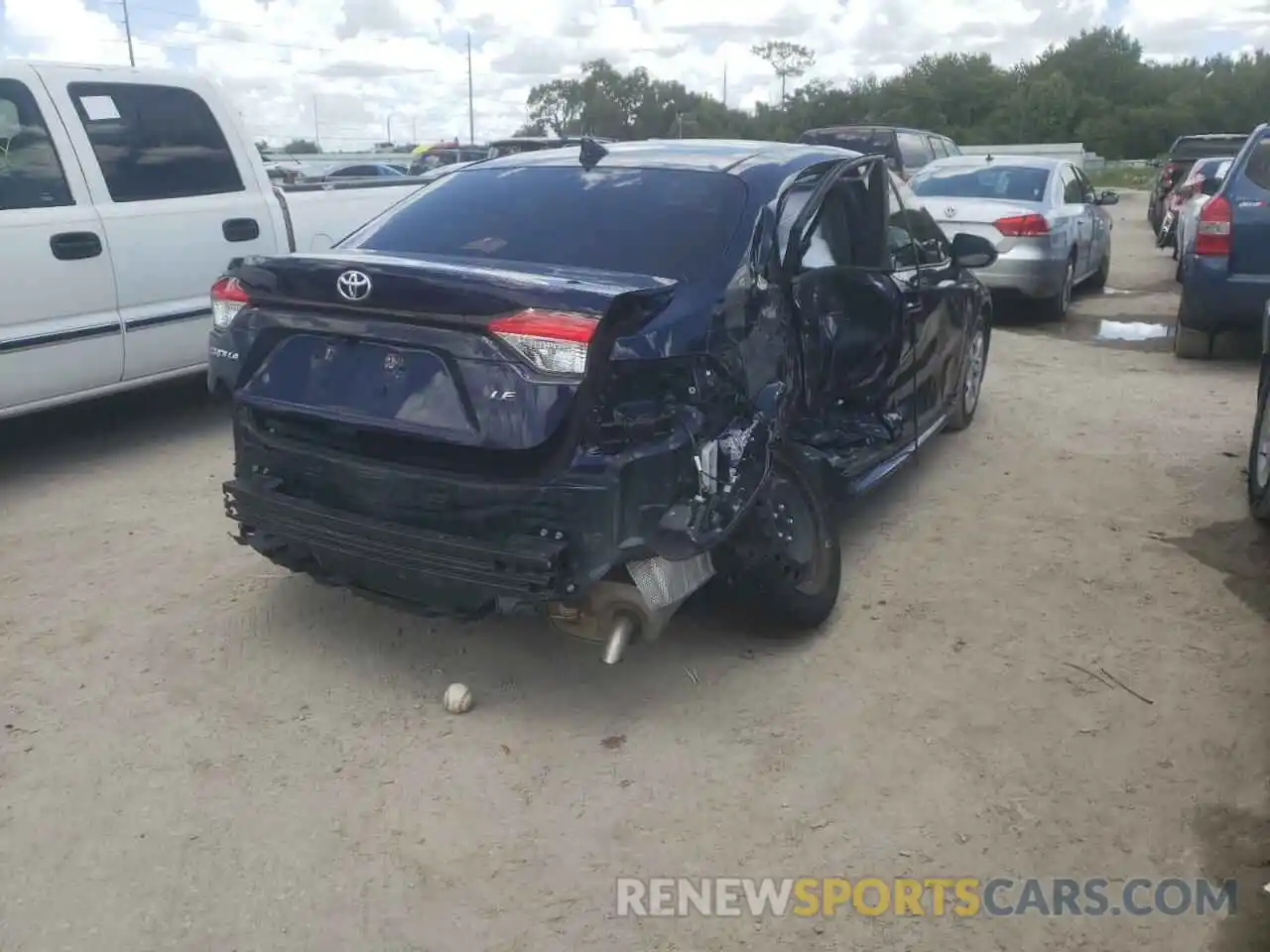 9 Photograph of a damaged car JTDEPRAE0LJ104387 TOYOTA COROLLA 2020