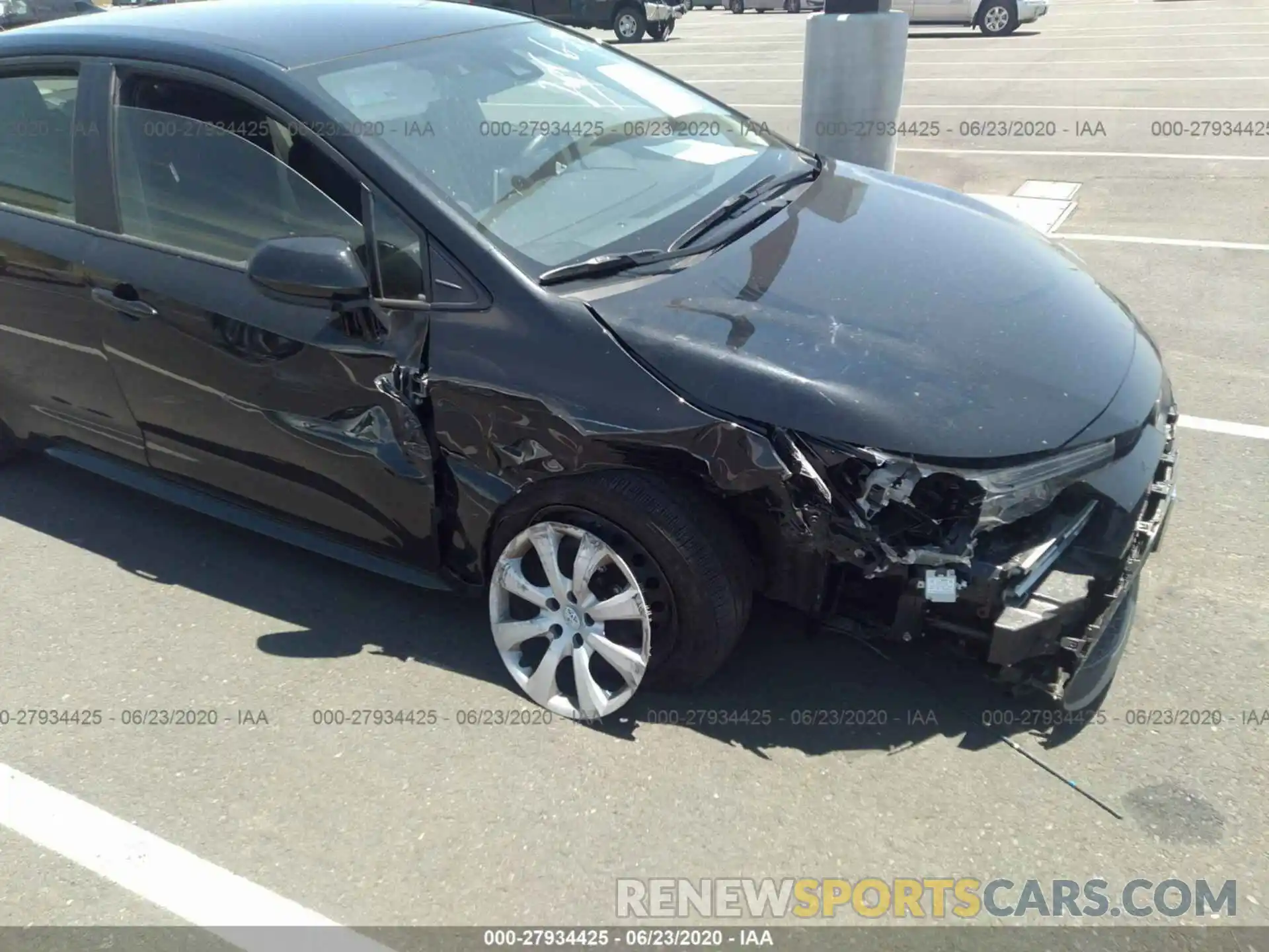 6 Photograph of a damaged car JTDEPRAE0LJ105622 TOYOTA COROLLA 2020