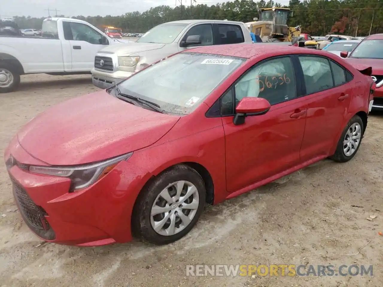 2 Photograph of a damaged car JTDEPRAE0LJ106057 TOYOTA COROLLA 2020