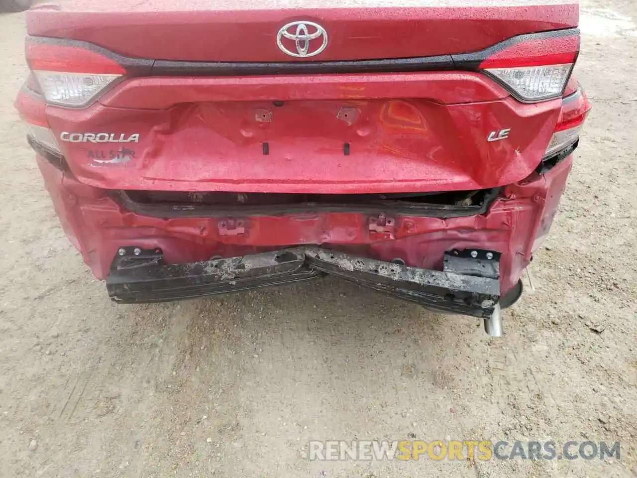 9 Photograph of a damaged car JTDEPRAE0LJ106057 TOYOTA COROLLA 2020