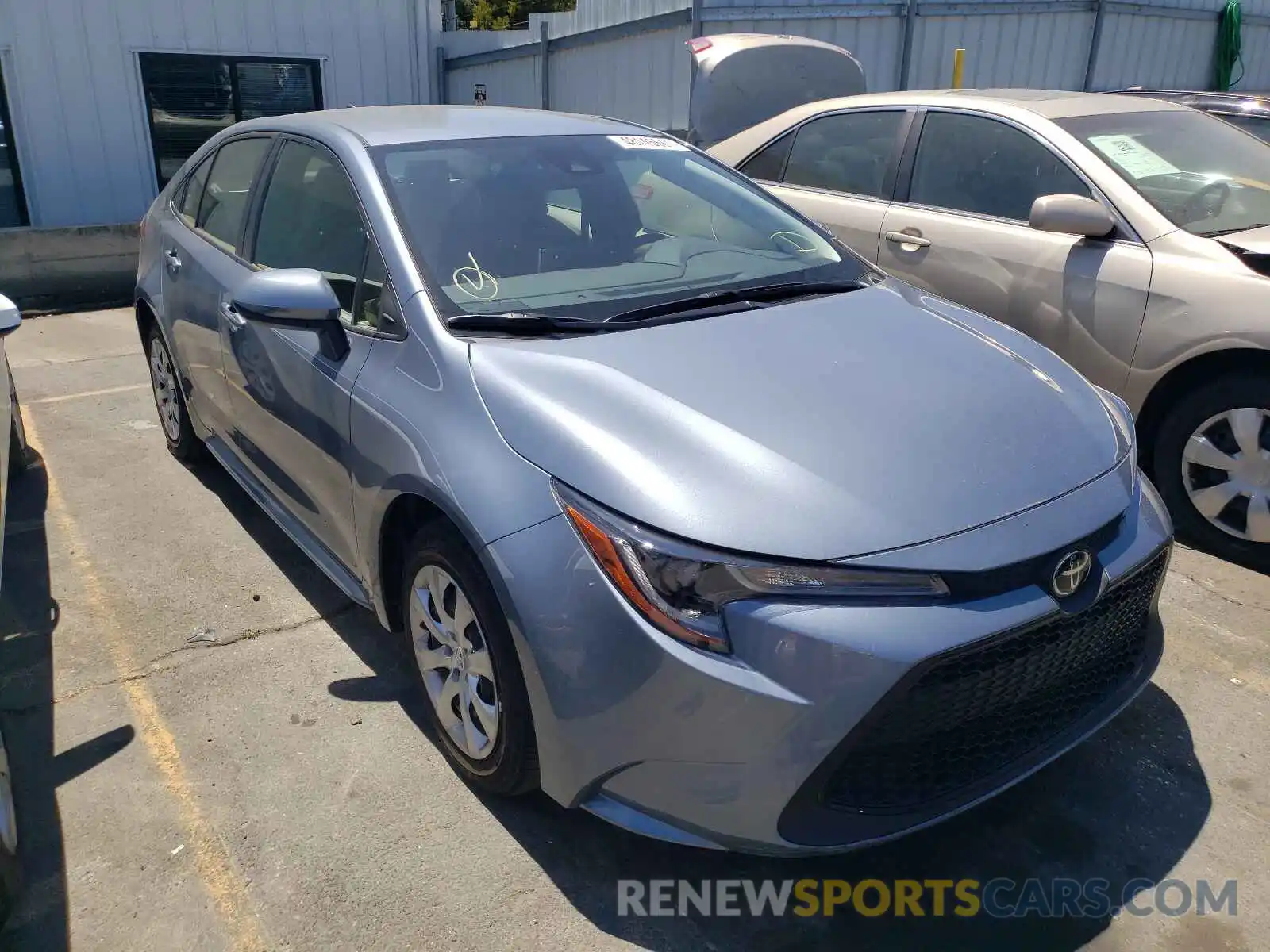 1 Photograph of a damaged car JTDEPRAE0LJ107841 TOYOTA COROLLA 2020