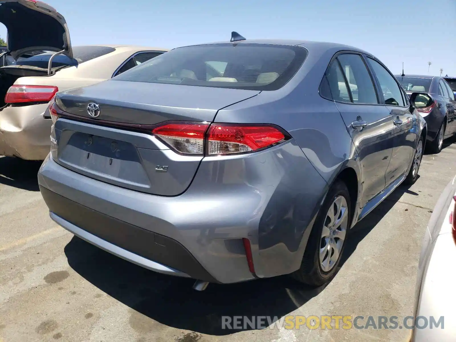 4 Photograph of a damaged car JTDEPRAE0LJ107841 TOYOTA COROLLA 2020