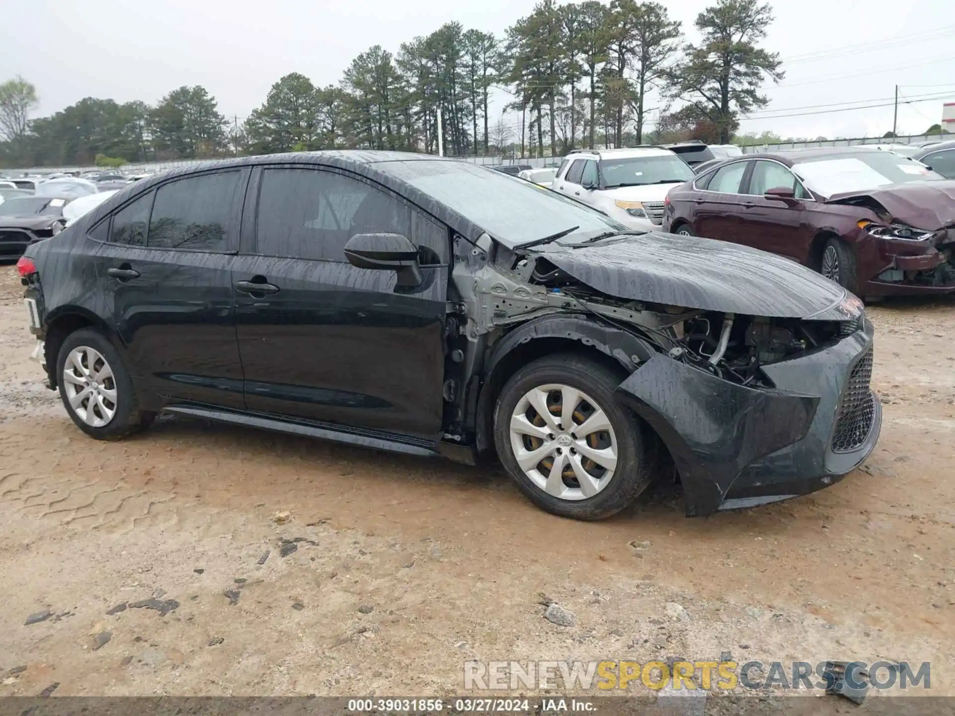 13 Photograph of a damaged car JTDEPRAE0LJ108326 TOYOTA COROLLA 2020