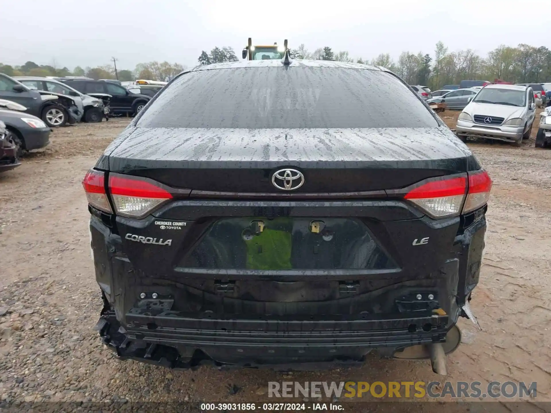 16 Photograph of a damaged car JTDEPRAE0LJ108326 TOYOTA COROLLA 2020