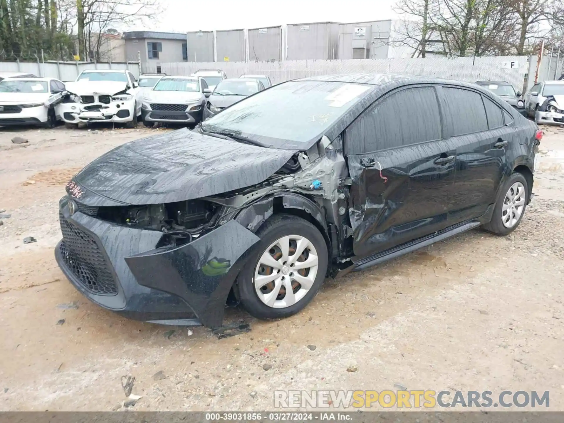 2 Photograph of a damaged car JTDEPRAE0LJ108326 TOYOTA COROLLA 2020