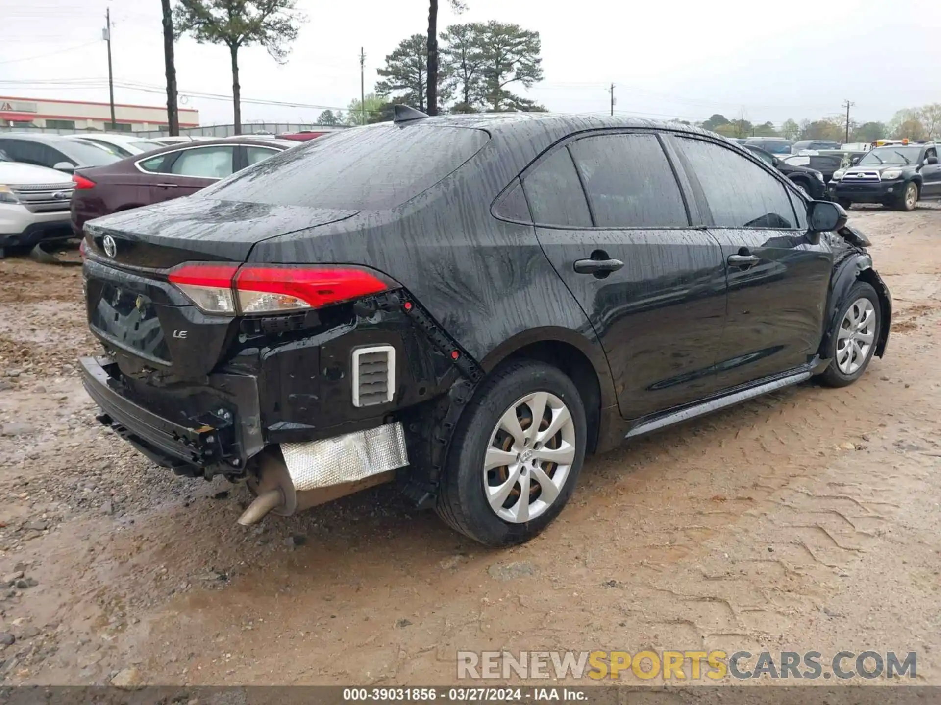 4 Photograph of a damaged car JTDEPRAE0LJ108326 TOYOTA COROLLA 2020