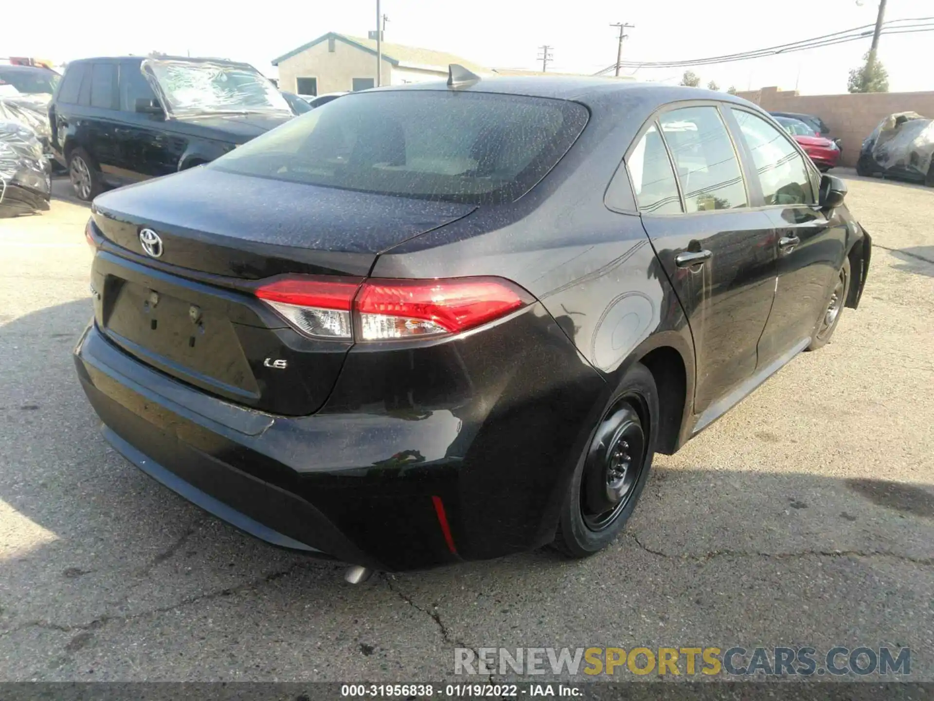 4 Photograph of a damaged car JTDEPRAE0LJ108343 TOYOTA COROLLA 2020