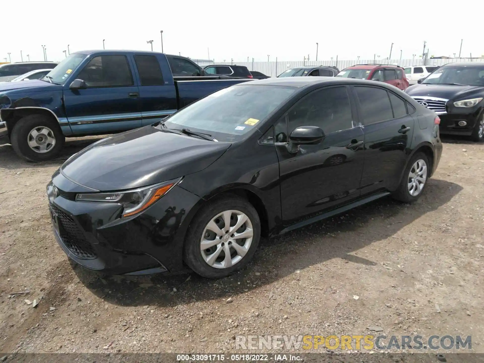 2 Photograph of a damaged car JTDEPRAE0LJ109556 TOYOTA COROLLA 2020