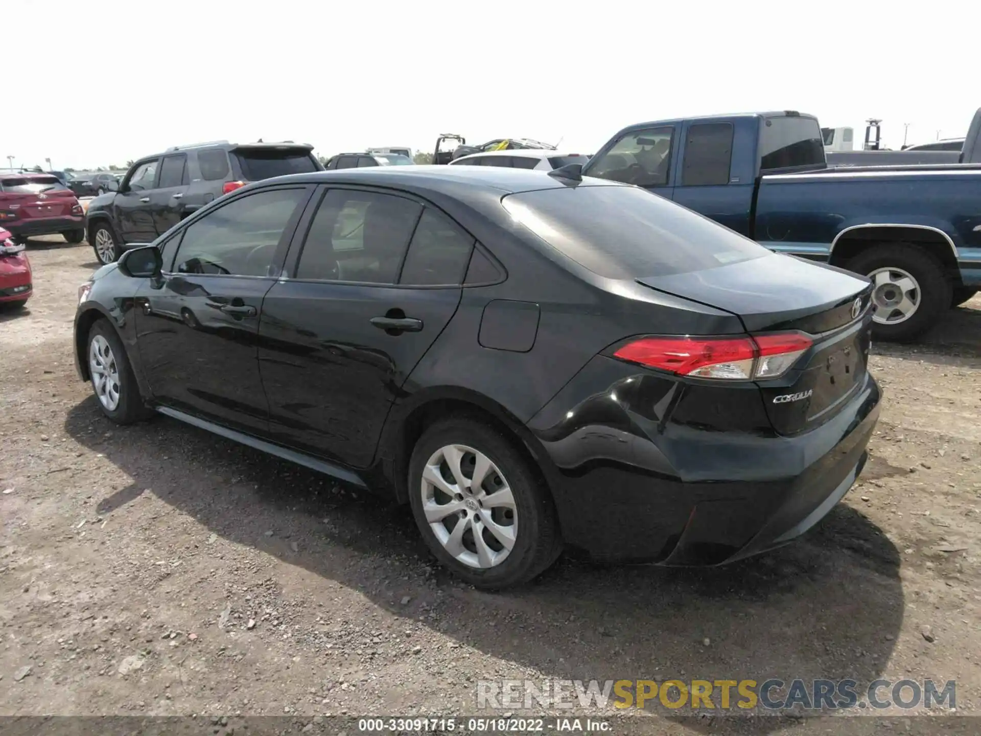 3 Photograph of a damaged car JTDEPRAE0LJ109556 TOYOTA COROLLA 2020