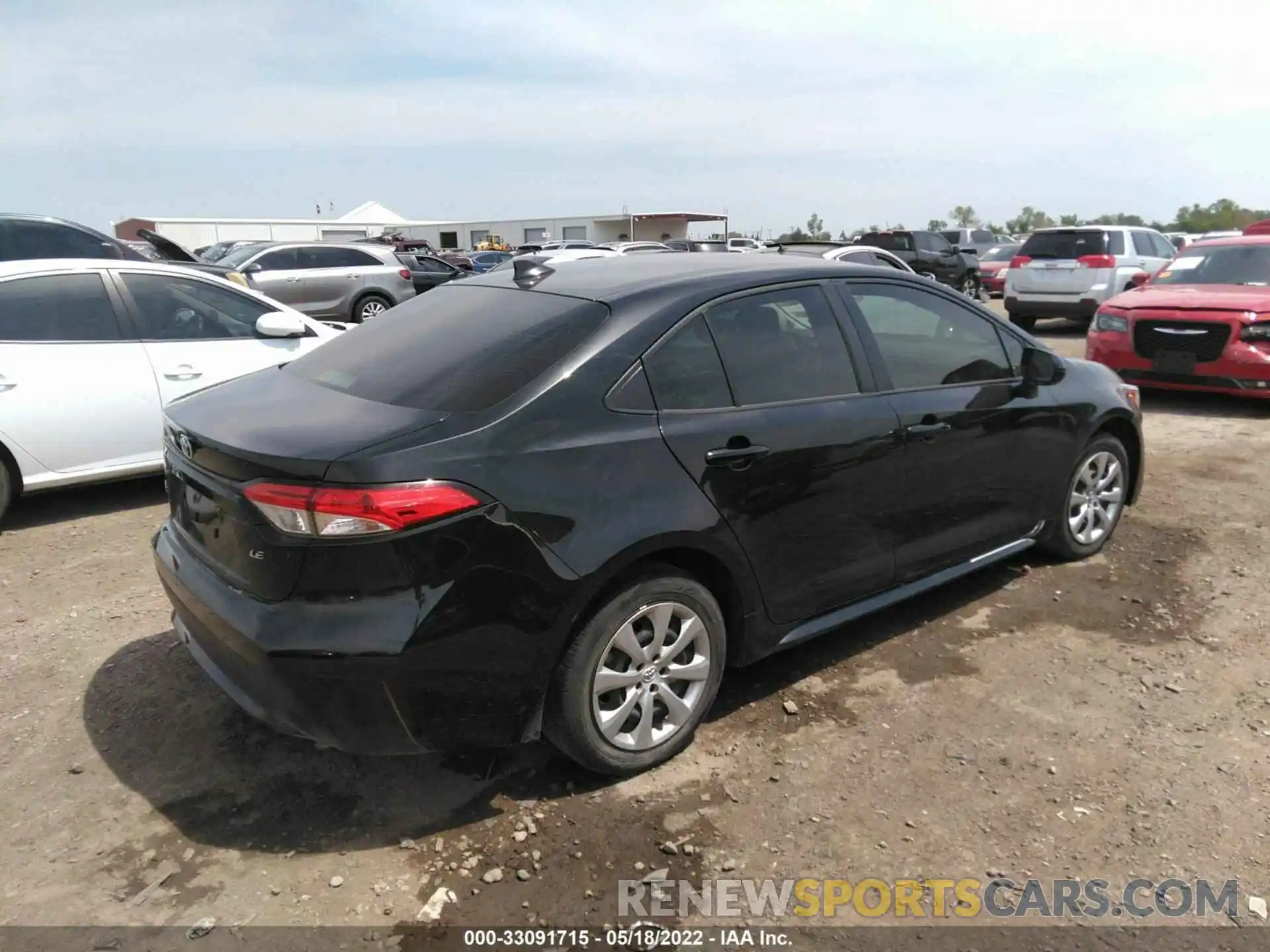 4 Photograph of a damaged car JTDEPRAE0LJ109556 TOYOTA COROLLA 2020