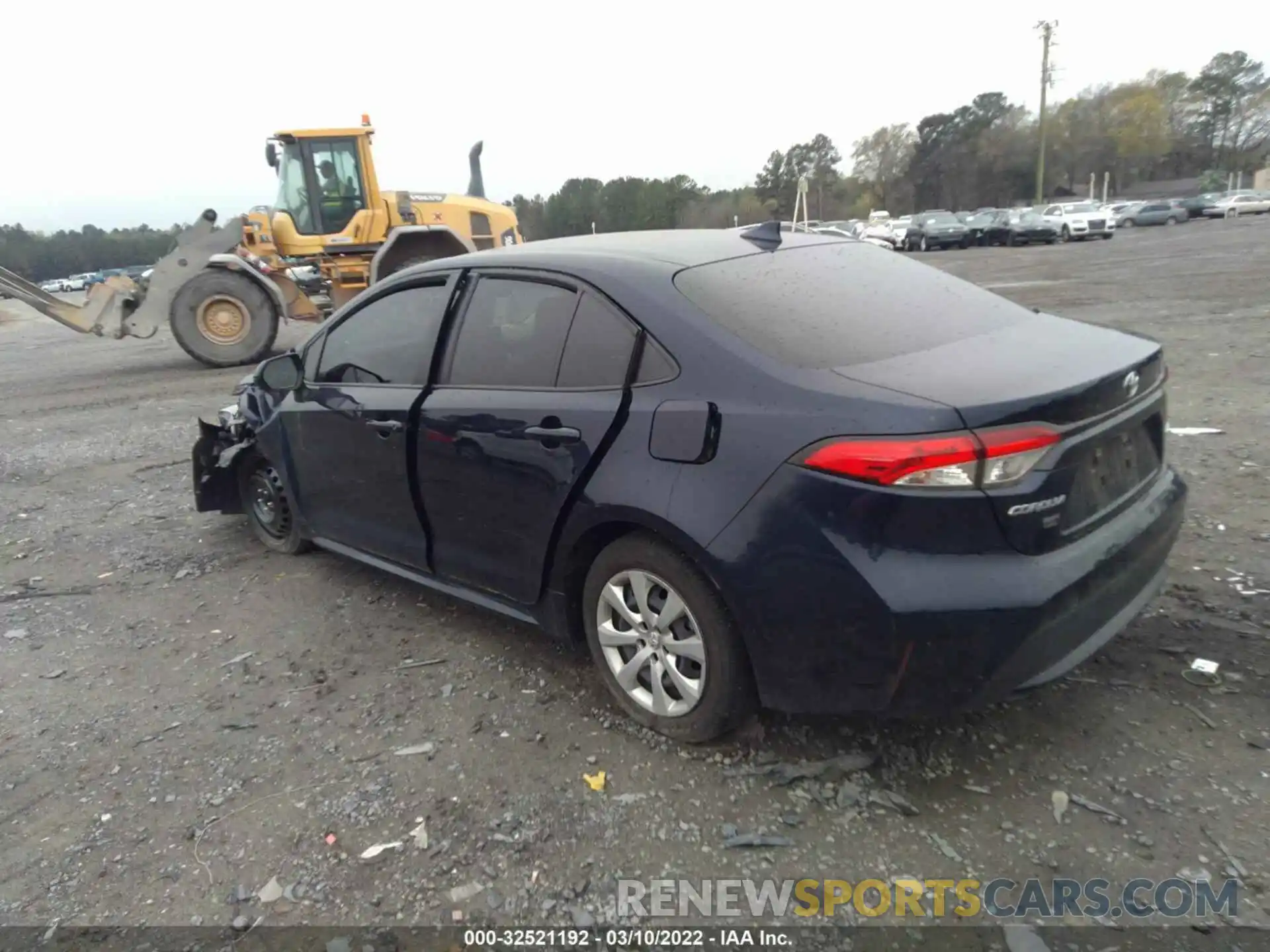 3 Photograph of a damaged car JTDEPRAE0LJ109668 TOYOTA COROLLA 2020