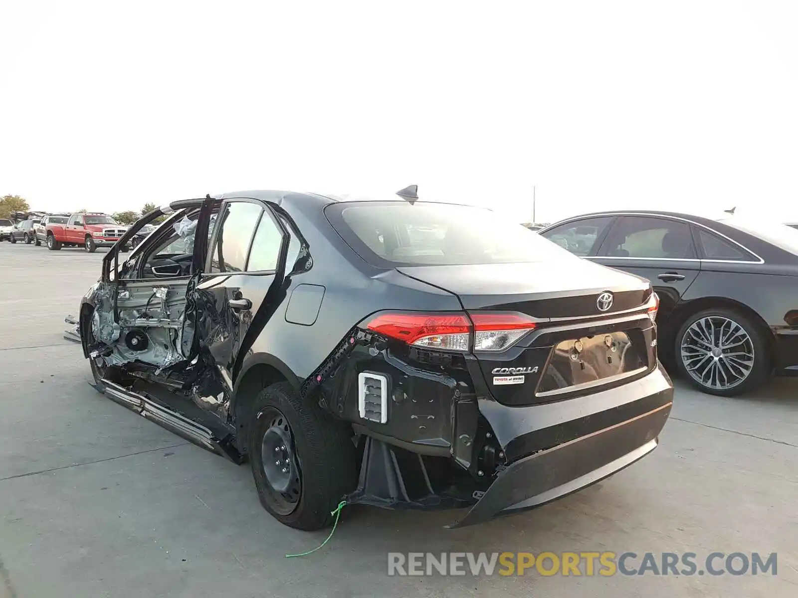 3 Photograph of a damaged car JTDEPRAE0LJ109749 TOYOTA COROLLA 2020