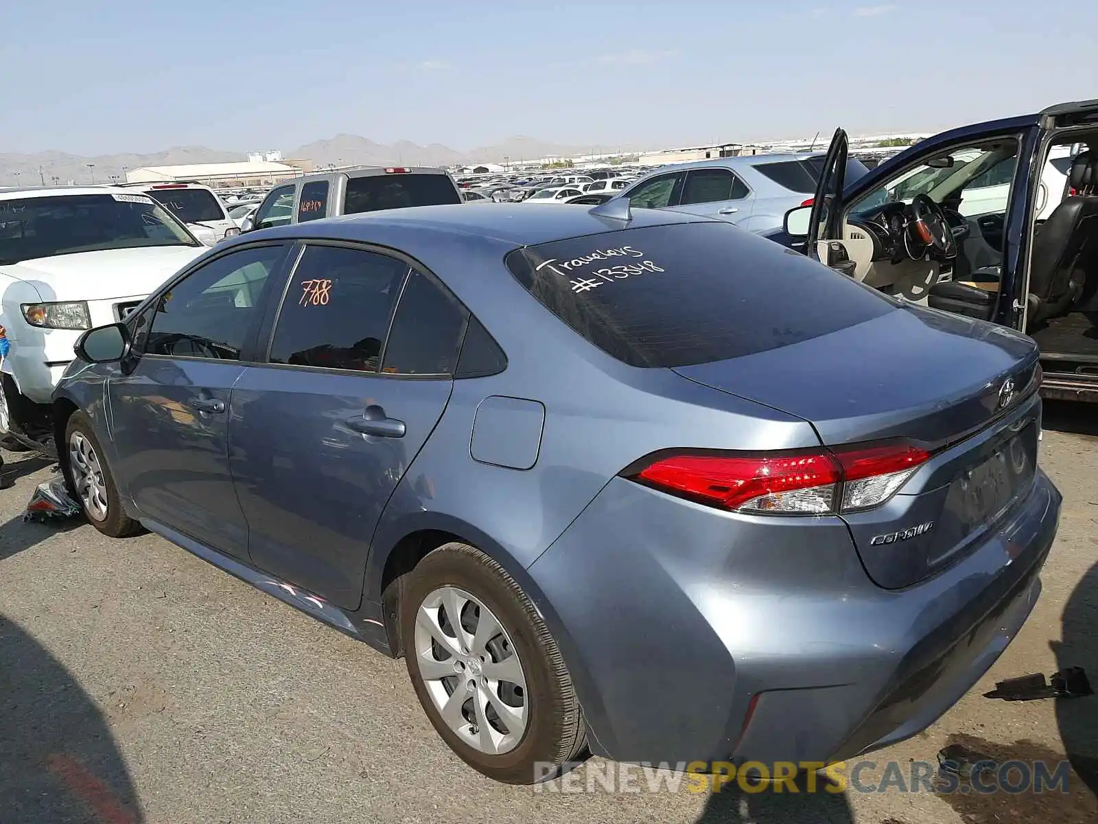 3 Photograph of a damaged car JTDEPRAE0LJ110481 TOYOTA COROLLA 2020